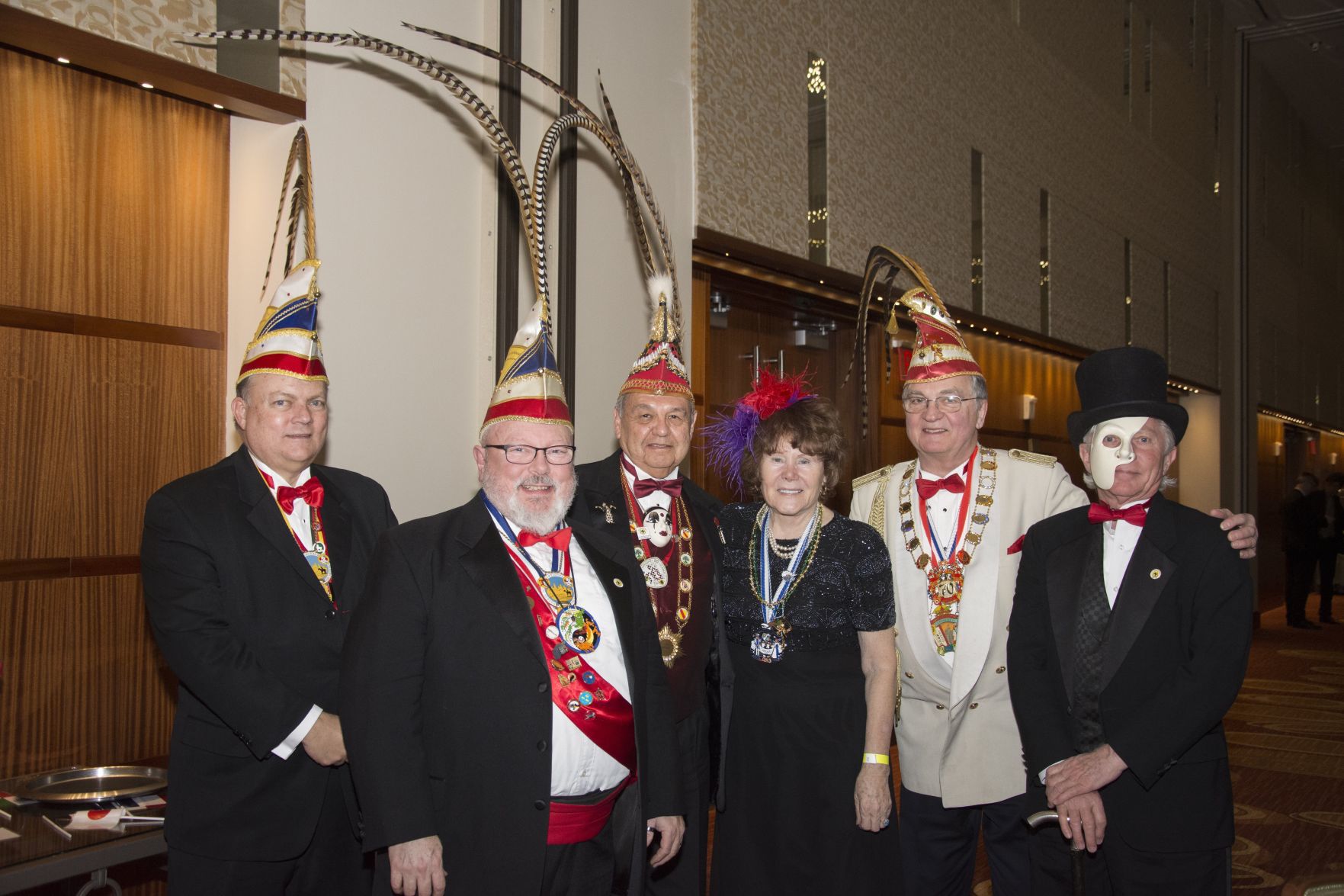 Steve Pearson, Rodger Abbott, Harrison Billy, Ilse and Reinhard Richter, Wolfgang Volz